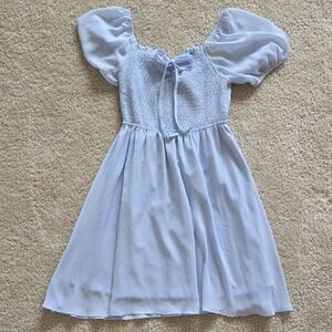 Charming Light Blue Dress